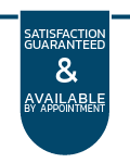 satisfaction guaranted and available by appointment